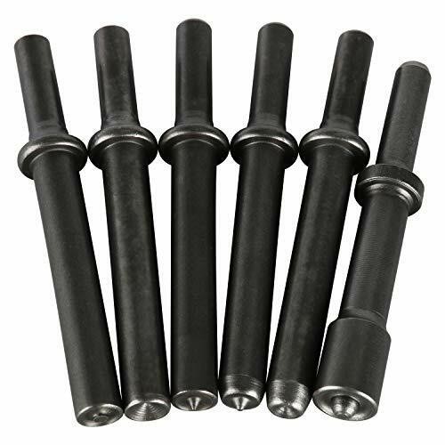 7pcs/set Air Hammer Bits Smoothing Pneumatic Air Rivet Hammer Chisel & Spring