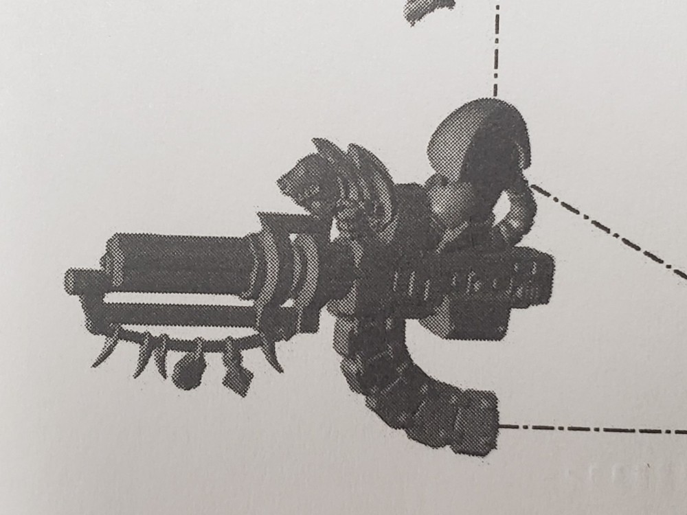 40k Space Wolves Bits OOP Wolf Guard Terminator Assault Cannon w Pack