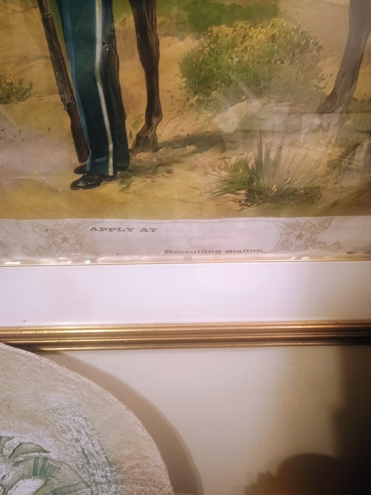 Large Original 1908 Army Recruiting Poster