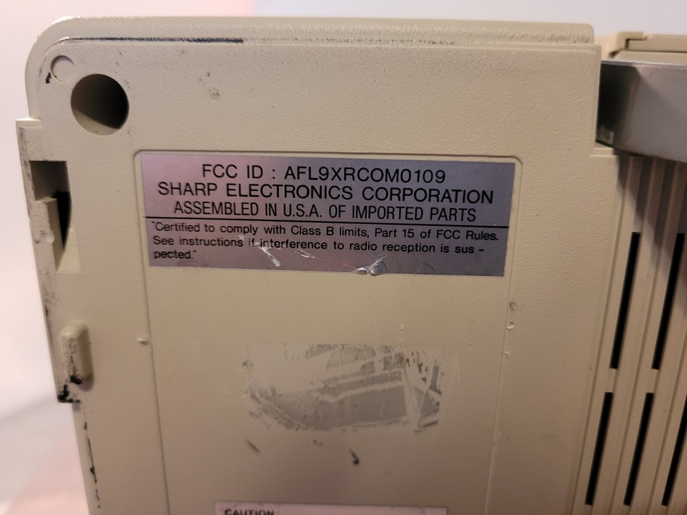 VINTAGE SHARP PC-7100 Personal Computer RARE MS DOS PC Works Great