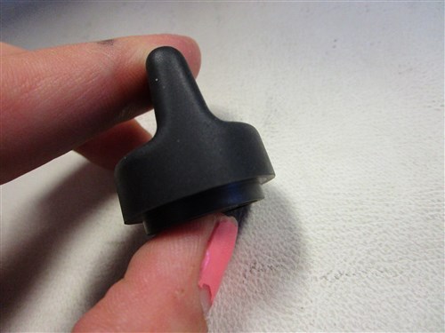 BLACK REPLACEMENT KNOB 3 3/8" MARINE BOAT