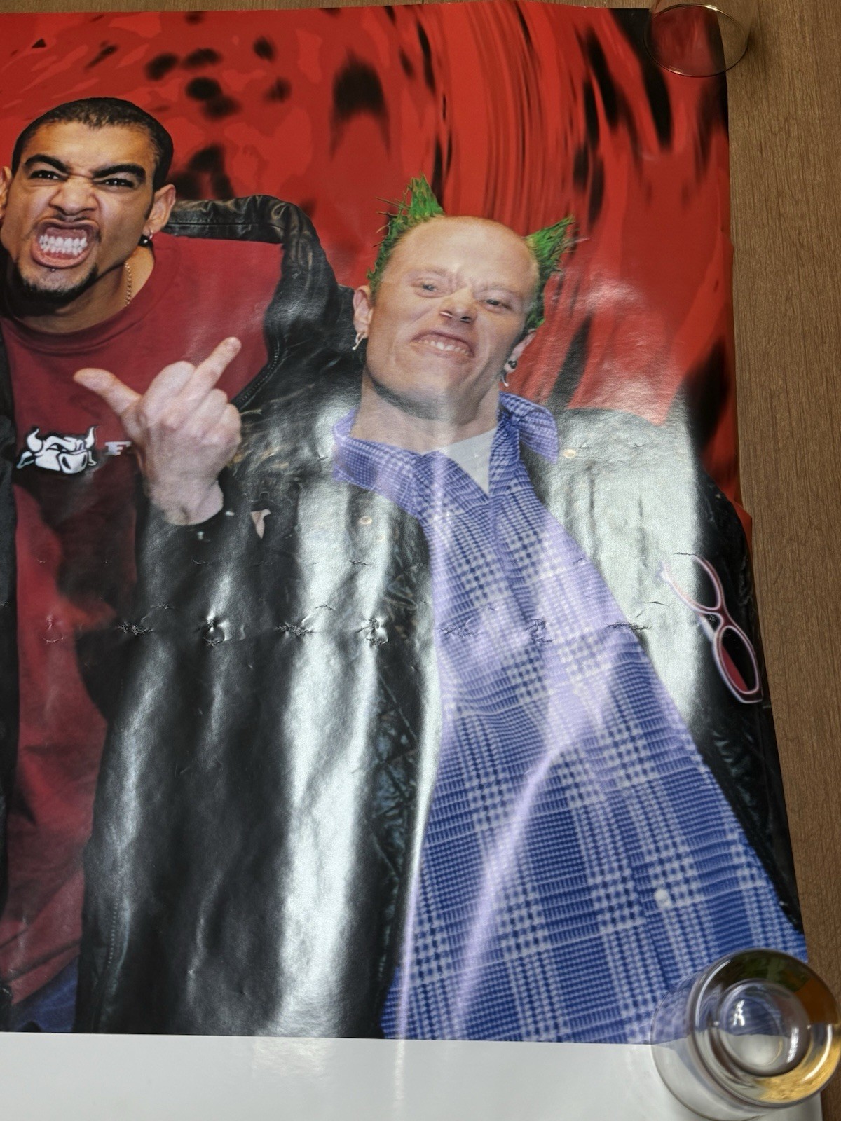 Prodigy Poster Vintage Original Punk Rave Techno 1990s Keith Flint Pyramid Rare