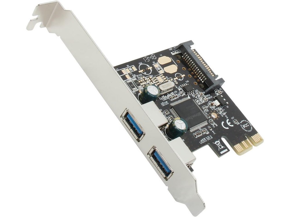 StarTech 2 Port PCIe SuperSpeed USB 3.0 Controller Card w/ SATA Power