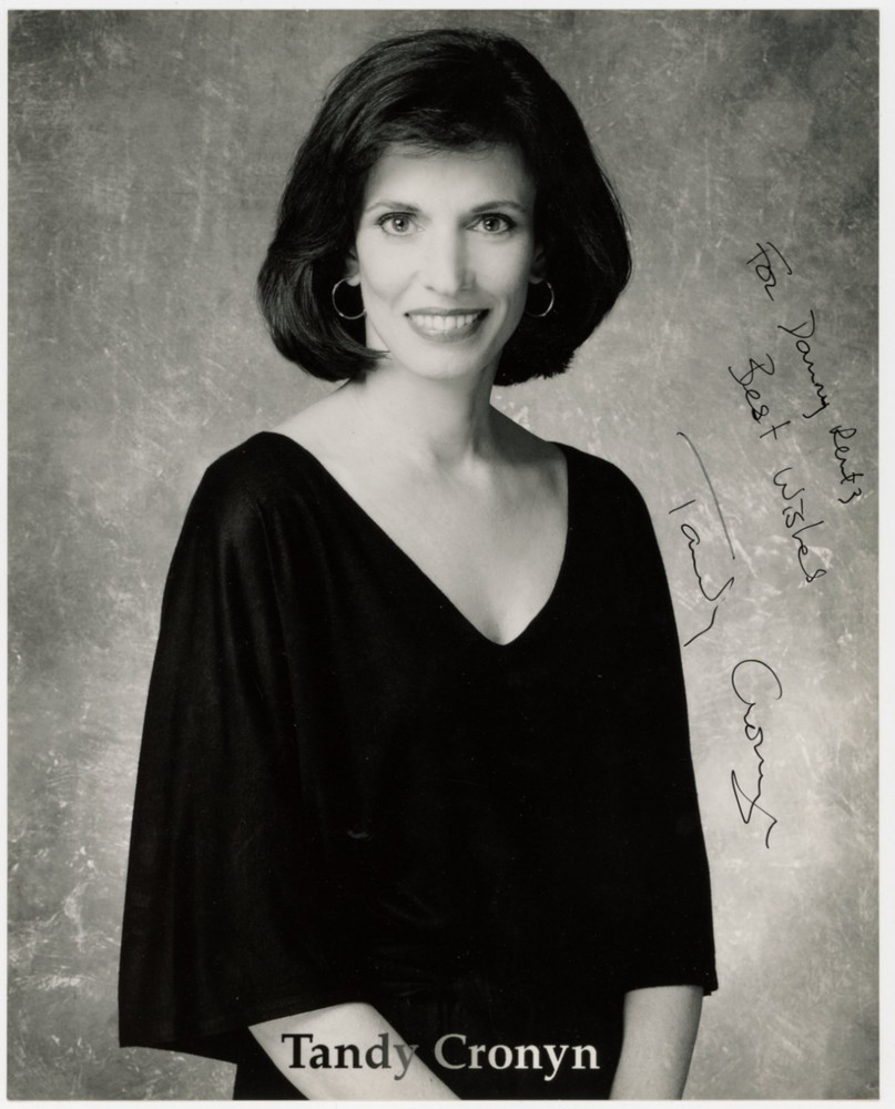 Tandy Cronyn - Signed B&W Photograph