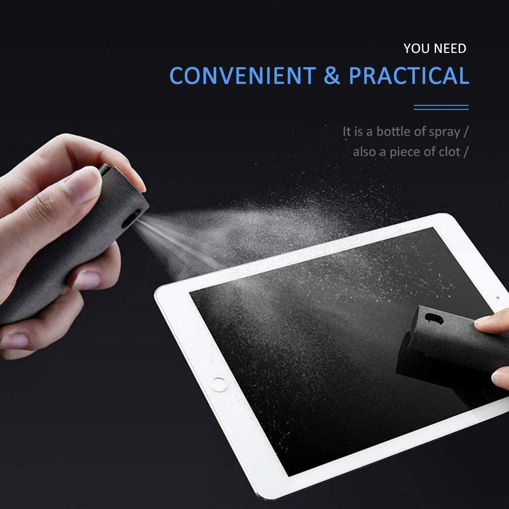 AMZER ALL-IN-ONE Spray Microfiber Cloth Screen Cleaner For Phone Laptop Tablets