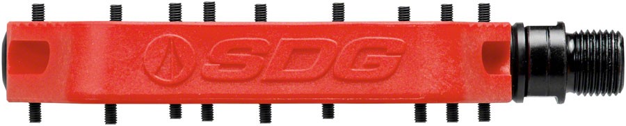 Comp Pedals - SDG Comp Pedals - Platform, Composite , 9/16" , Red - Pedals