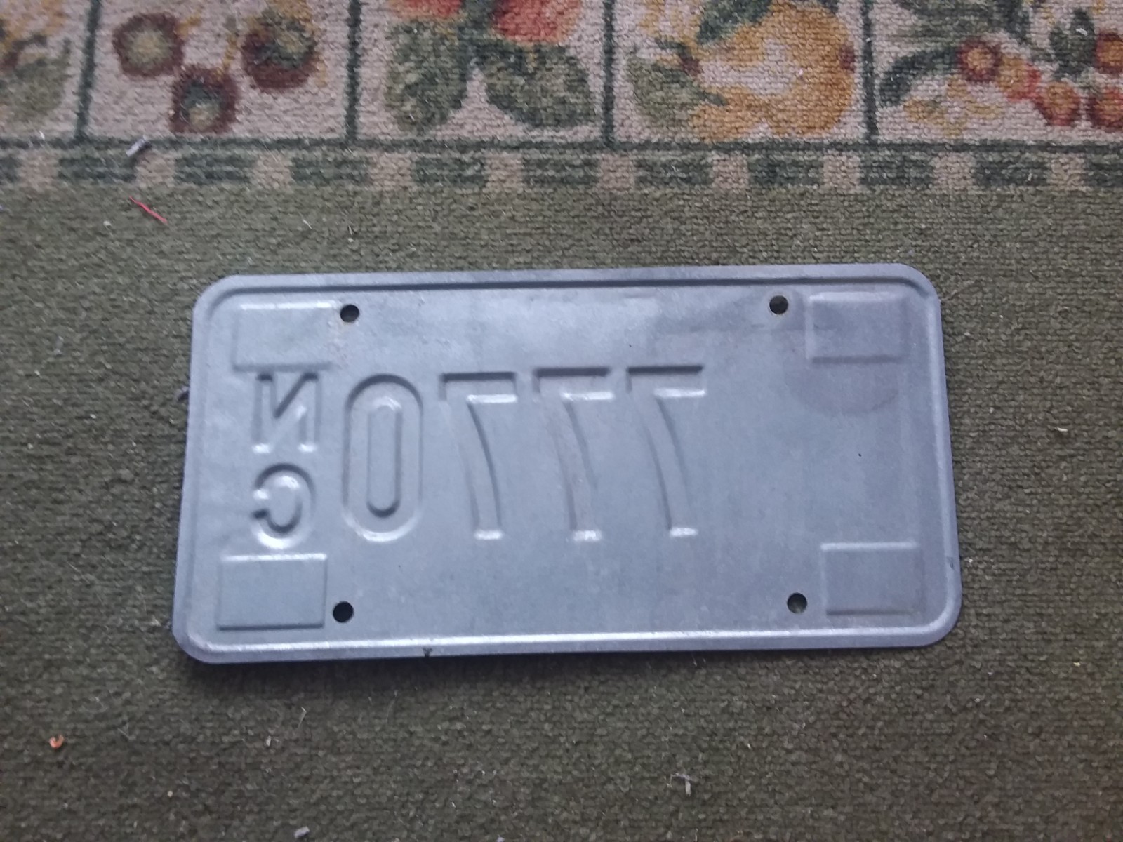 1998 Tennessee Vols Football National Champions License Plate Overton County