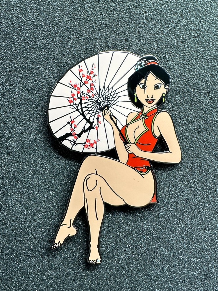 Mulan's Umbrella Enamel Pin