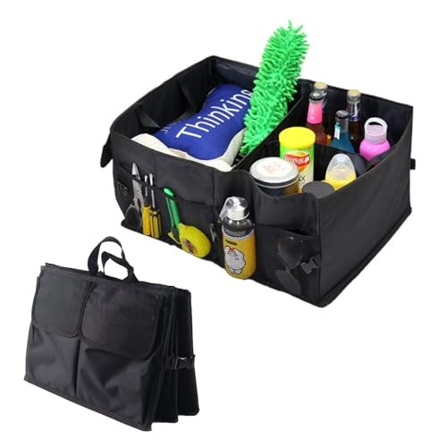 Trunk Organizer, Storage Box - 52L Large Capacity Collapsible Multi