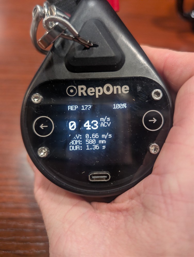 Lightly Used \ Repone Velocity Tracker for barbell training
