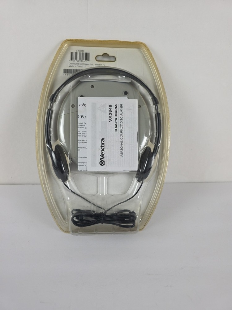 Vintage Vextra CD Player NEW/SEALED Programmable Memory Silver