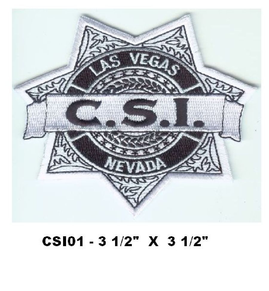 CSI TV SHOW PATCH - CSI01