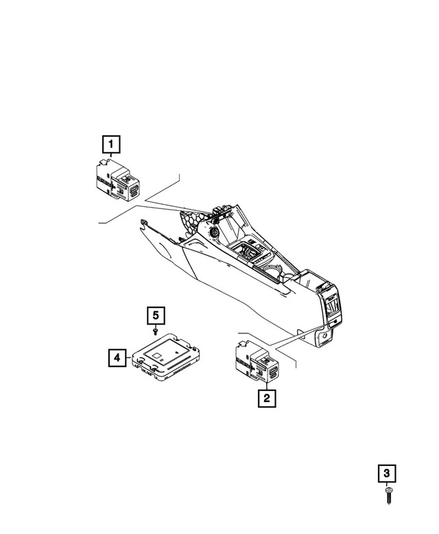 Genuine Mopar Wireless Device Charger 68647284AA
