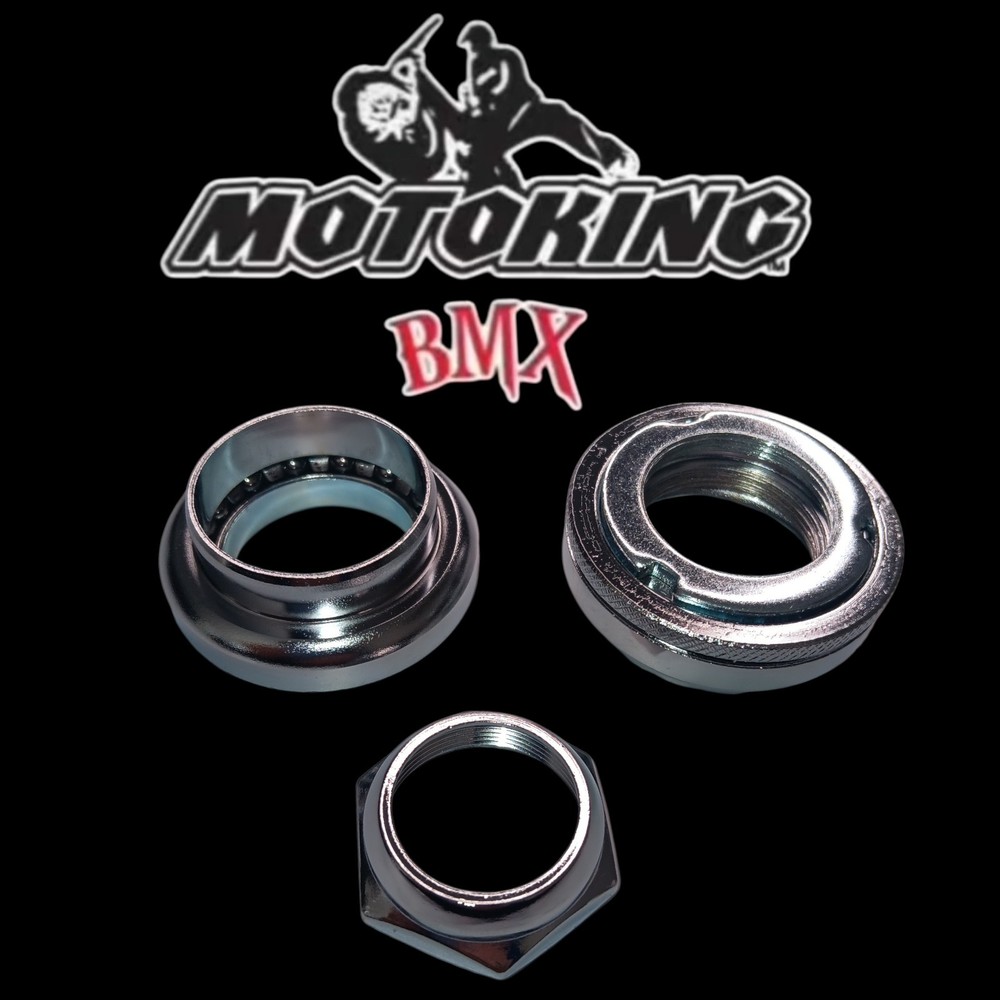 MOTOKING BMX RETRO 1" THREADED HEADSET CHROME