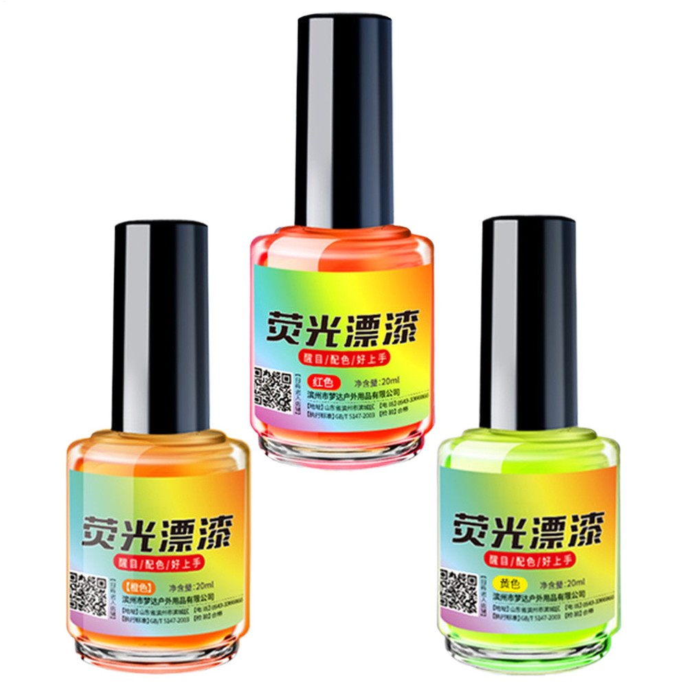 20ml Fish Float Paint Float Tail Fluorescent Magnifying Paint Reflective