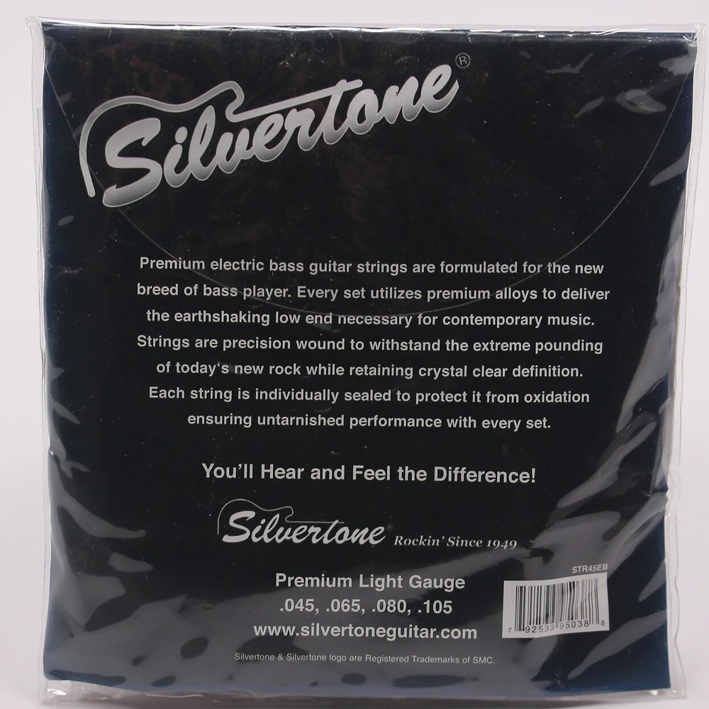 STR45EB Silvertone Electric Bass Strings 45-105