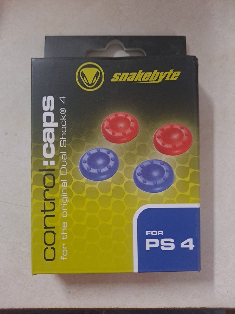 Blue & Red Control Caps - Snakebyte - Controller Stick for PS4 Xbox 360 One PS3