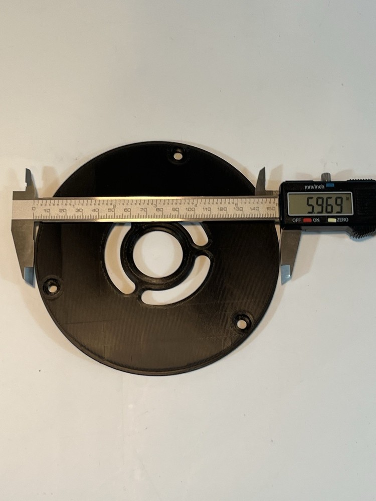 Replacement Base Plate Craftsman Routers 6" Multiple Models