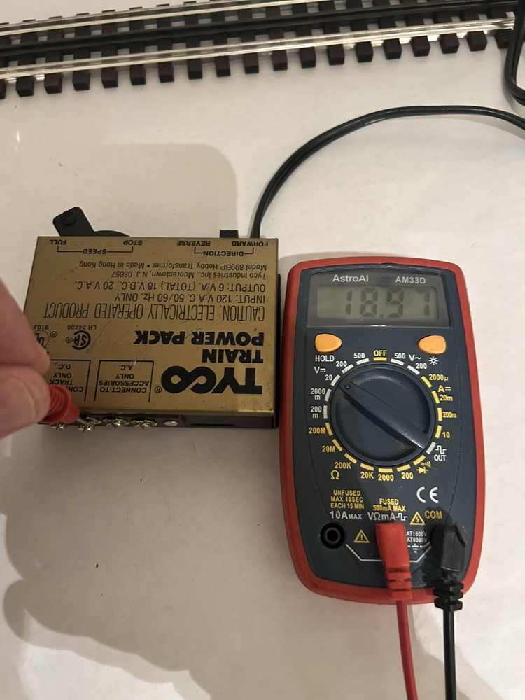 Tyco Model 899BP - HO Train 120V Transformer - TESTED