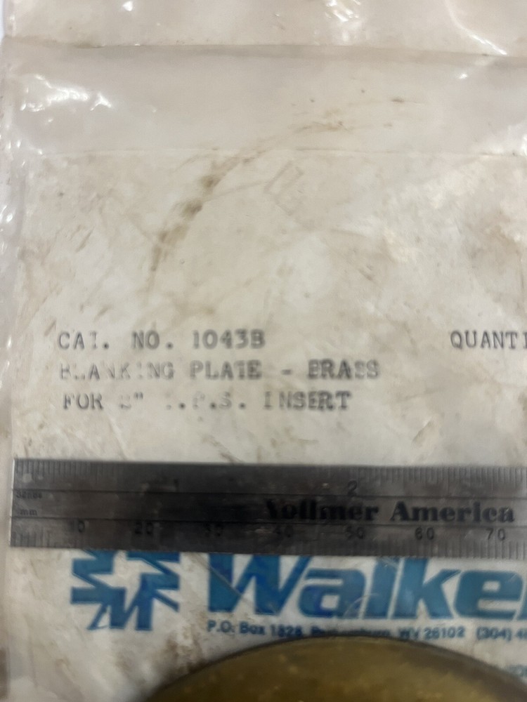 Walker Blanking Plate 1043B