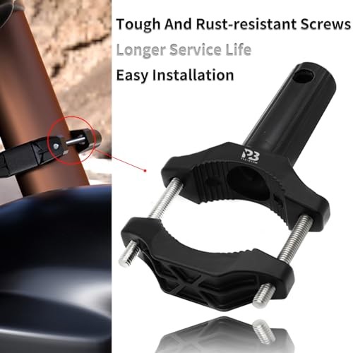 Universal Motorcycle Light Mounts - 2PCS Headlight, UTV Whip, Front Fork Lamp