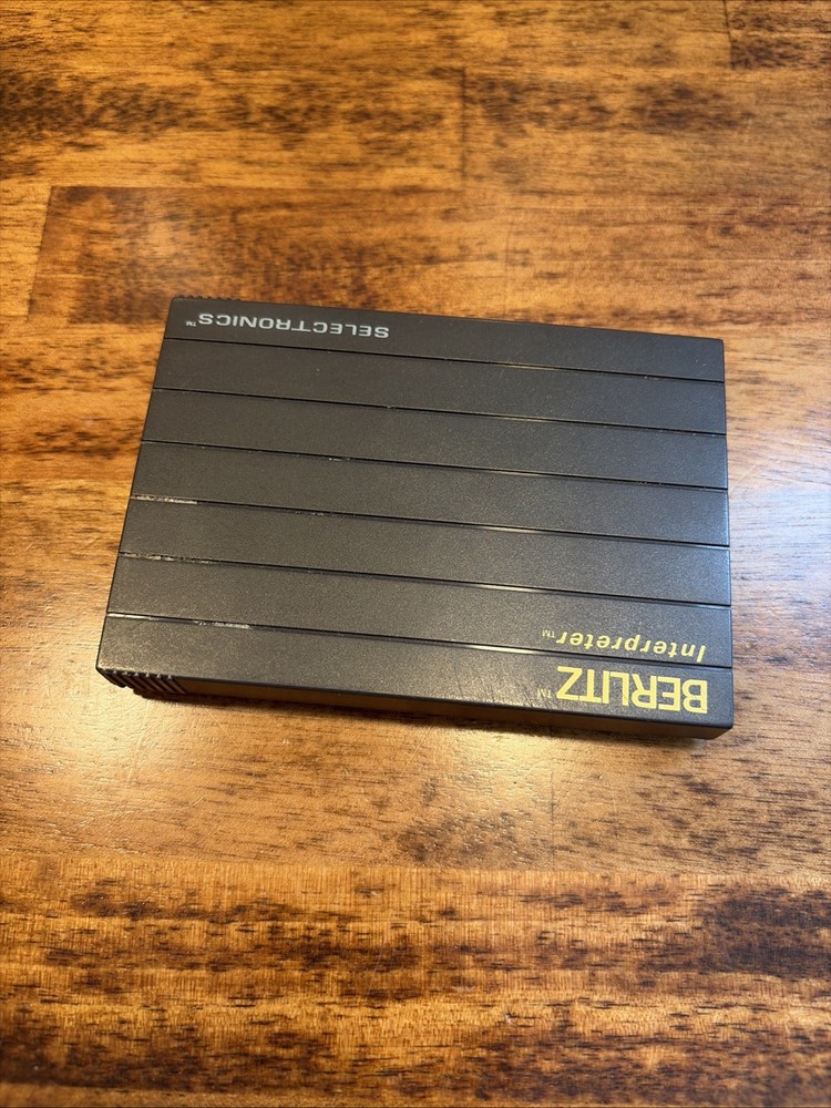 Berlitz Interpreter Works Perfect