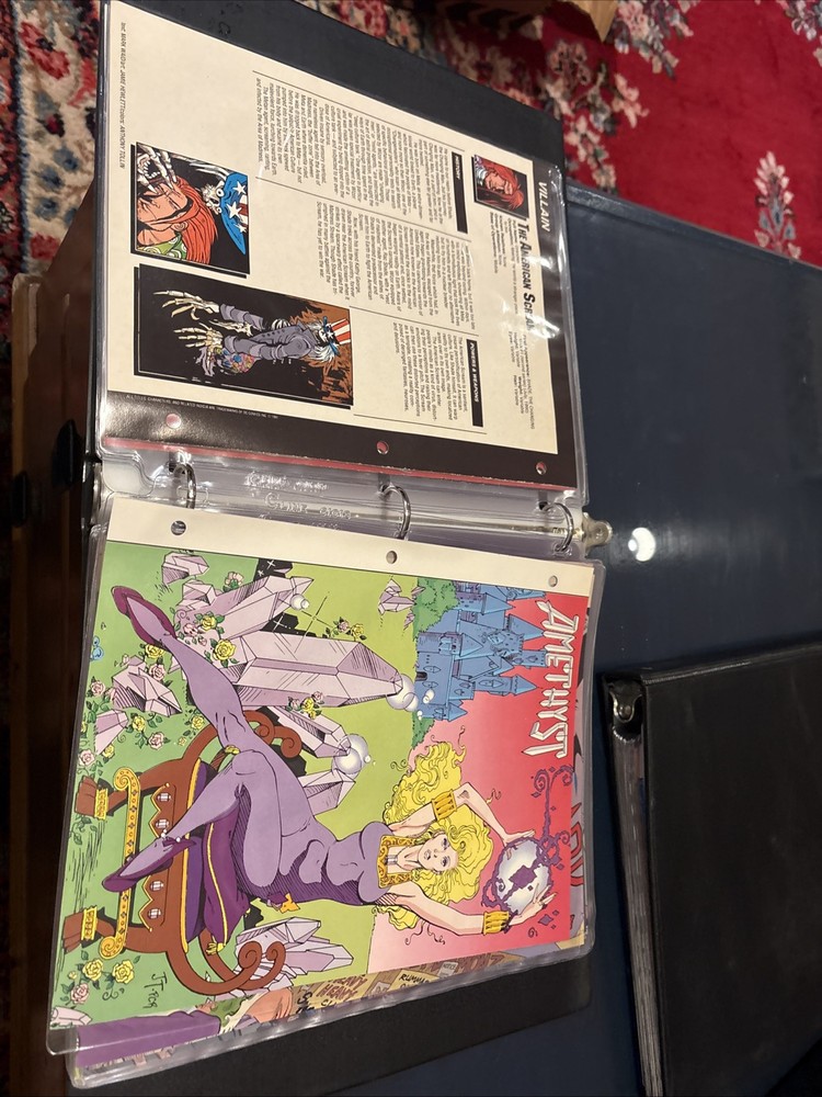 Comic Book Bio Binder