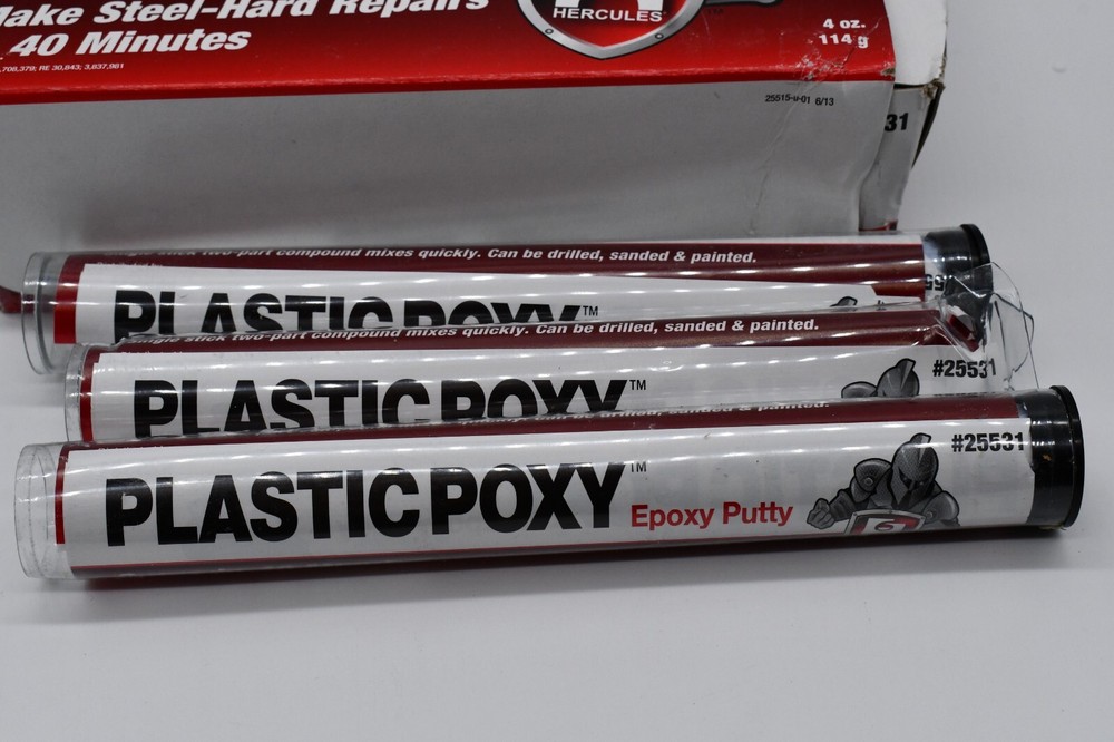 3-PACK Hercules Plastic Epoxy Putty 4 oz. #25531