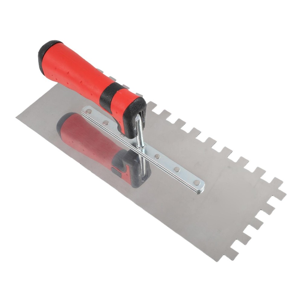 Stainless Steel 3 PC Notched Trowel Set with Square Tooth for Tile Installation
