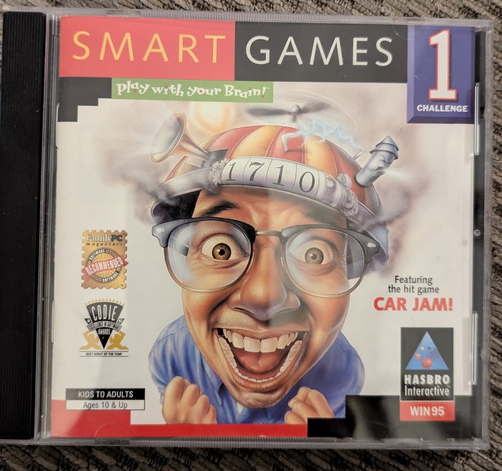 Smart Games 1 - Brain Teasing Fun - Software CD - EUC