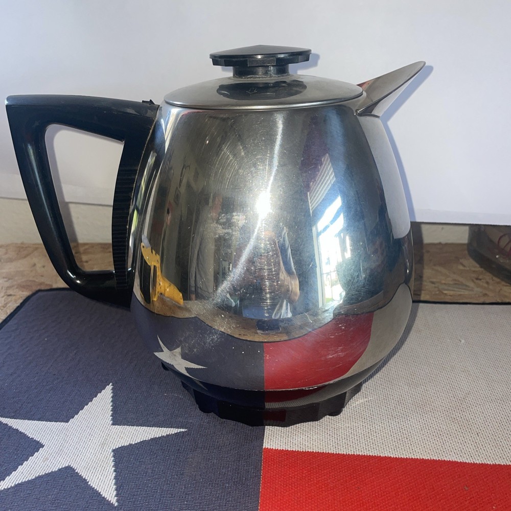 Vintage Jet-O-Matic Percolator Coffee Pot Model 10 Tested