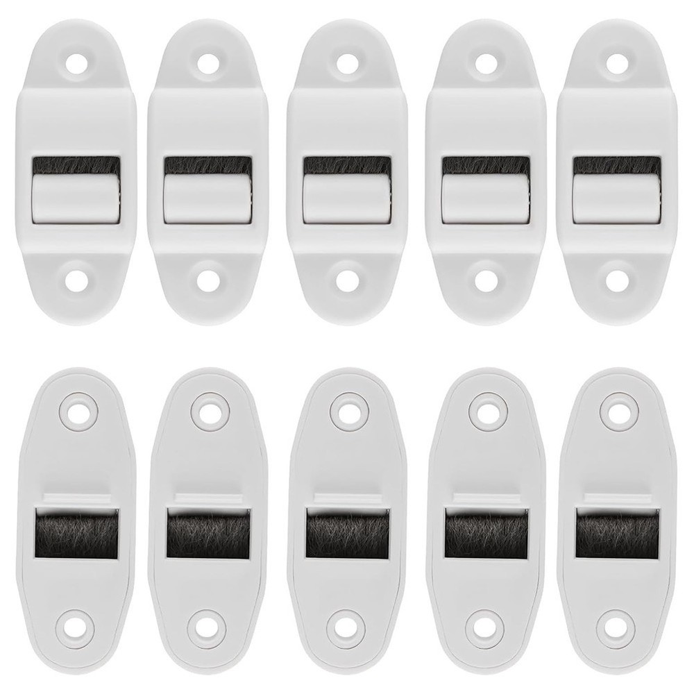 Roller Shutter Guide Rail with Brush Joint 10pcs Set for Smooth Blind Operation