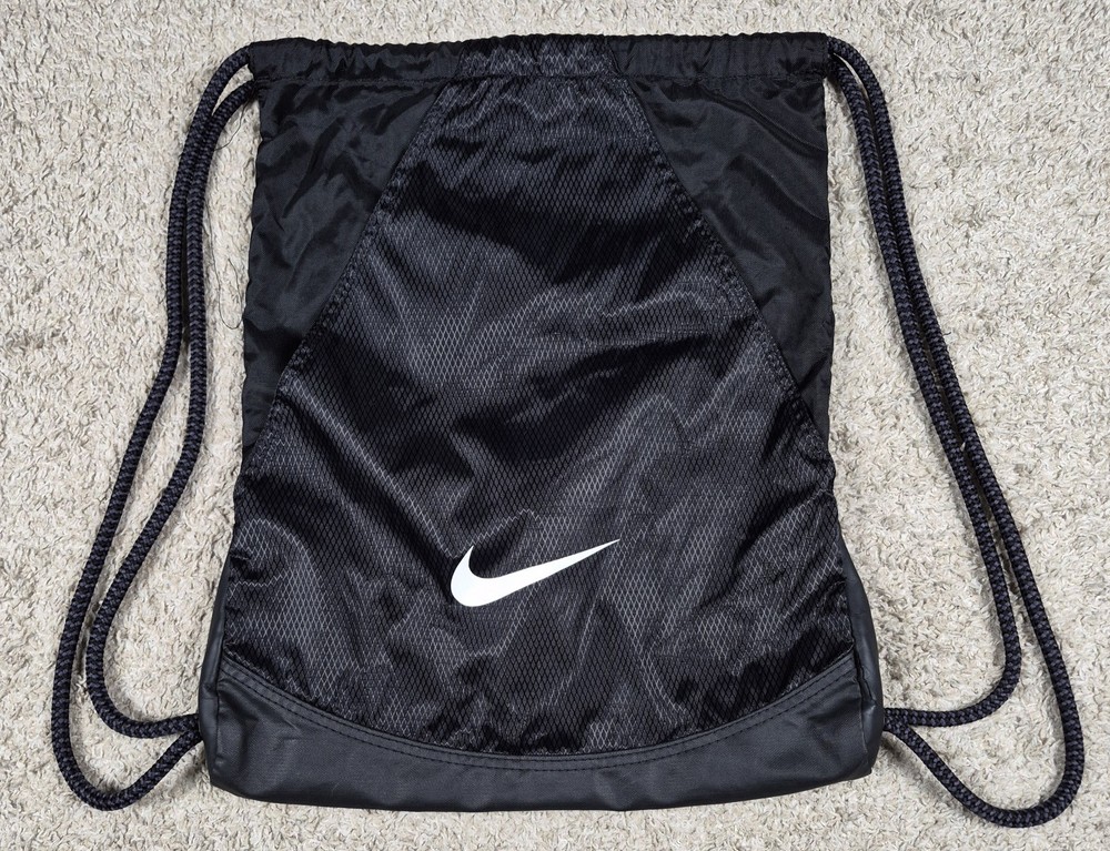 Nike Gymsack Black Drawstring Bag