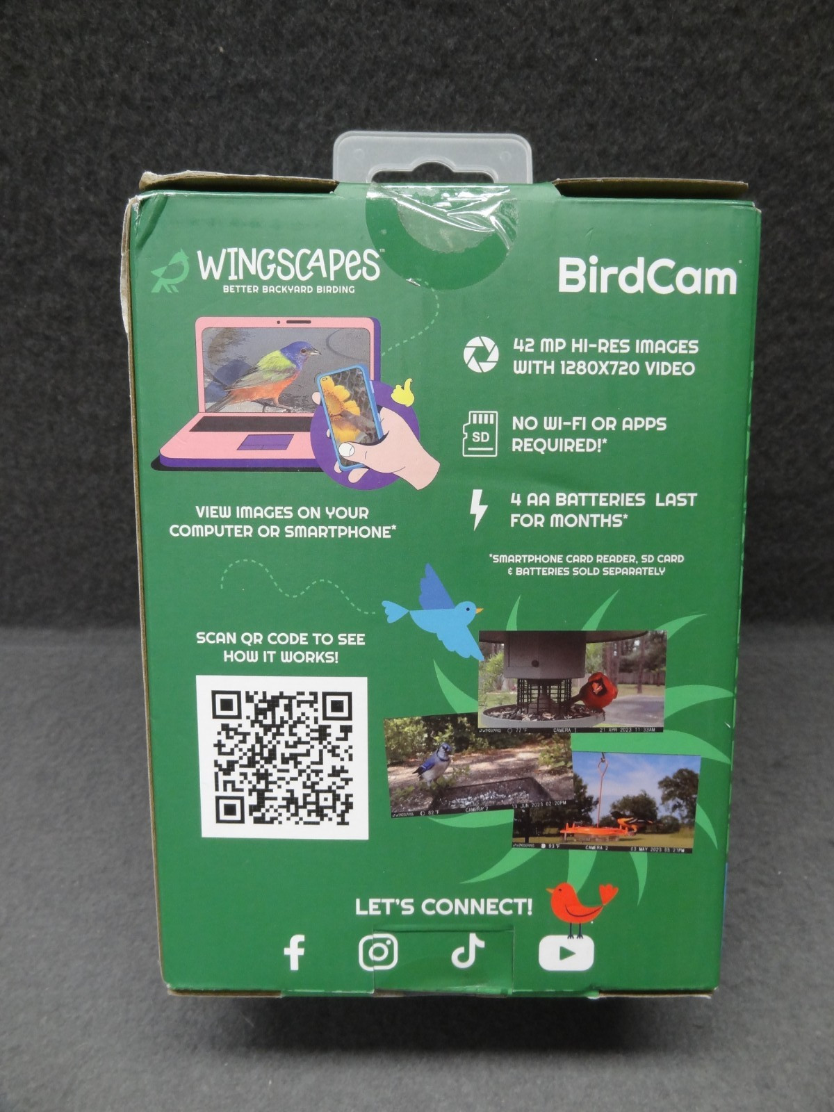 NEW Wingscapes BirdCam Bird Wildlife Camera Mount Mounting Arm Motion-Activated