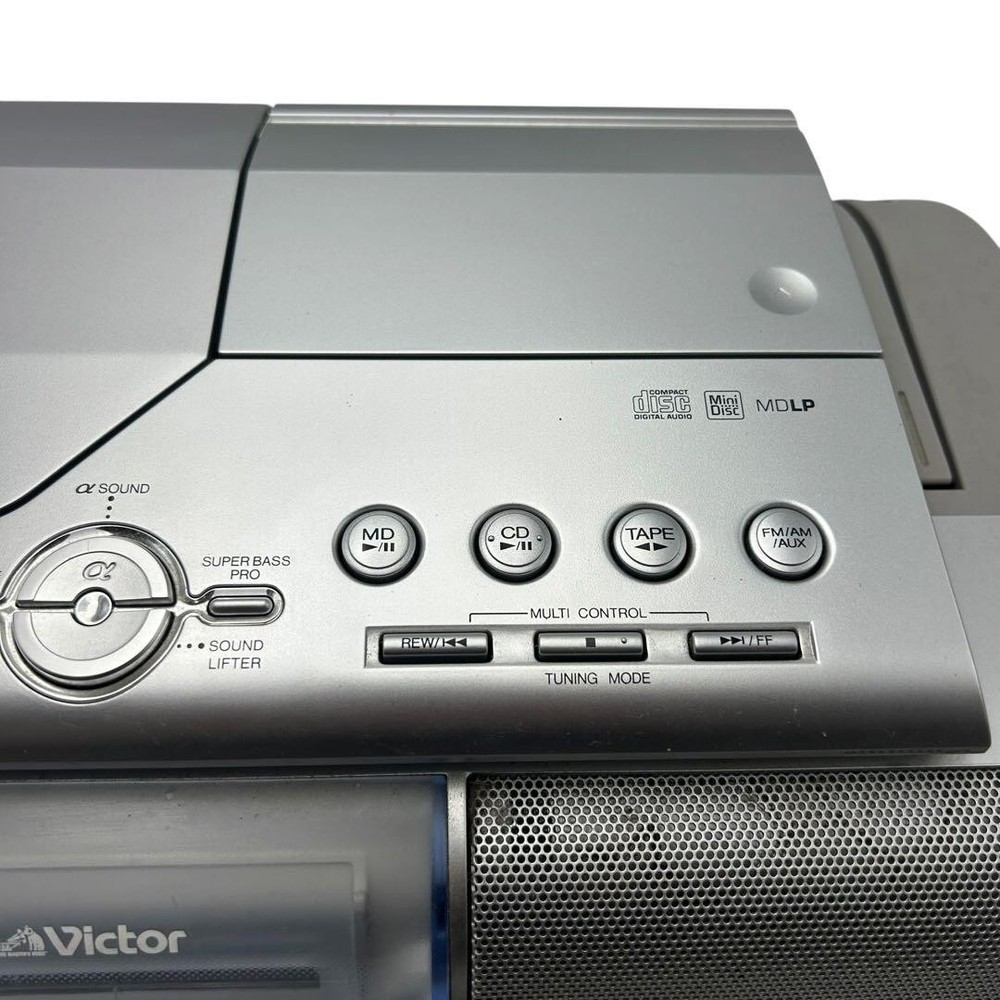 Victor CD-MD Portable System RC-L1MD-S Junk