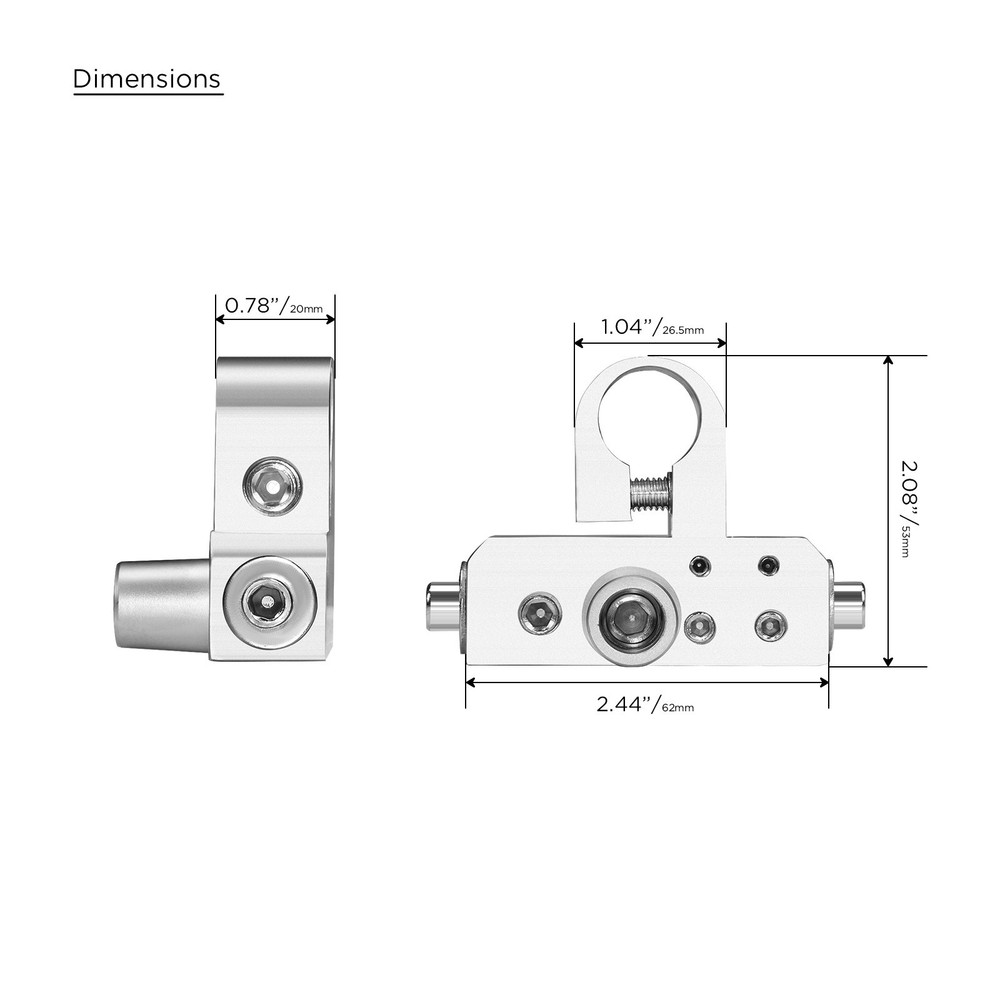 RECOIL BTL Solid Brass Positive/Negative Battery Terminals with Adaptor Collars