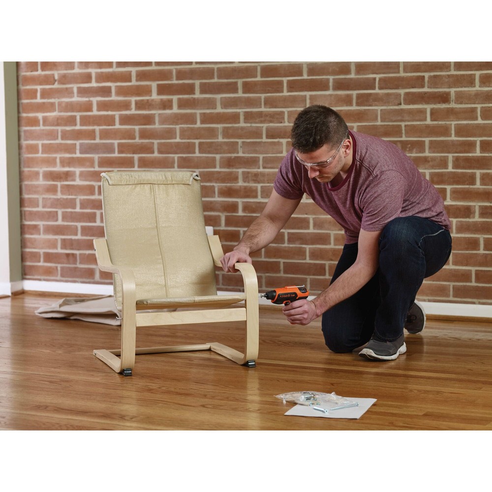 BLACK+DECKER 4V Max Cordless Screwdriver With Bit Storage - BDCS50C