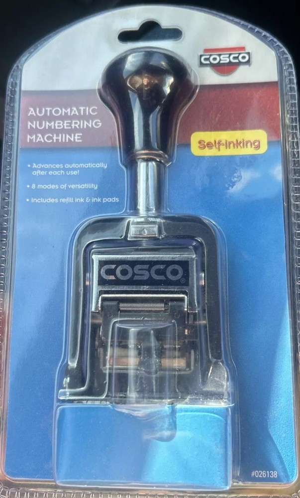 Cosco Automatic Numbering Machine Self Inking 026138