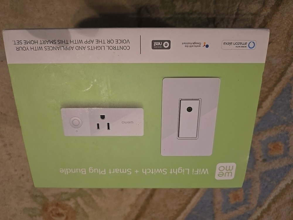 Belkin WeMo WiFi Light Switch + Smart Plug Bundle, Voice Control WLSP3063-BDL