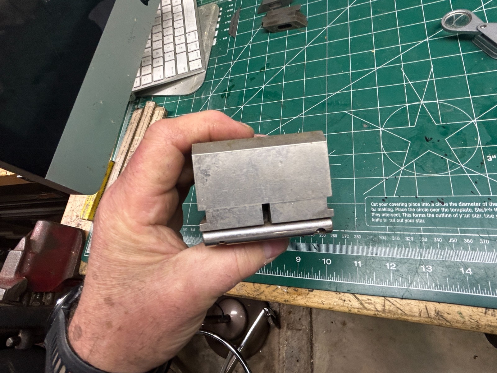 MACHINIST HmSh LATHE MILL 2 1/2" Tool Makers Precision Sine Vise Grinding