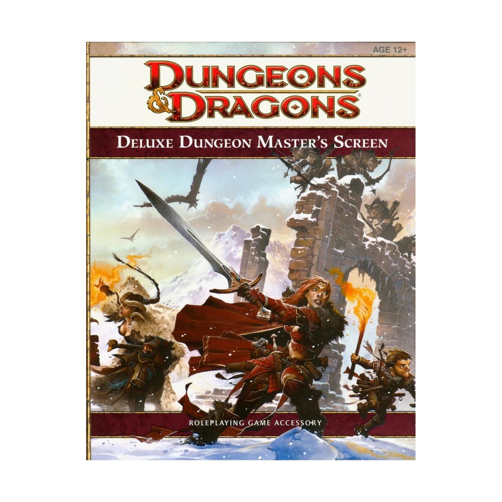 WotC D&D 4e Deluxe Dungeon Master's Screen EX