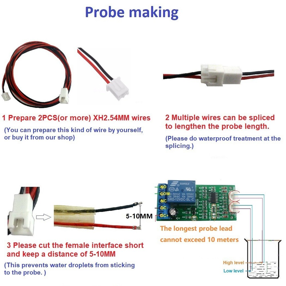 DC 12V Fish Tank Aquarium Automatic Supply Controller Water Level Sensor