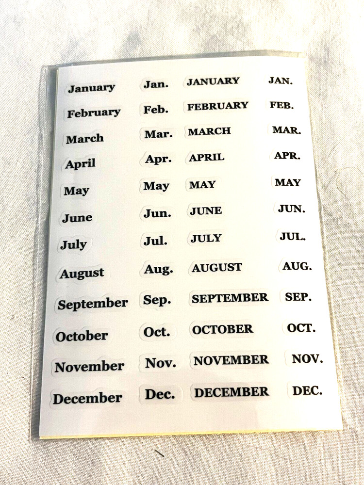 Clear Plastic Dividers for Monthly Bills