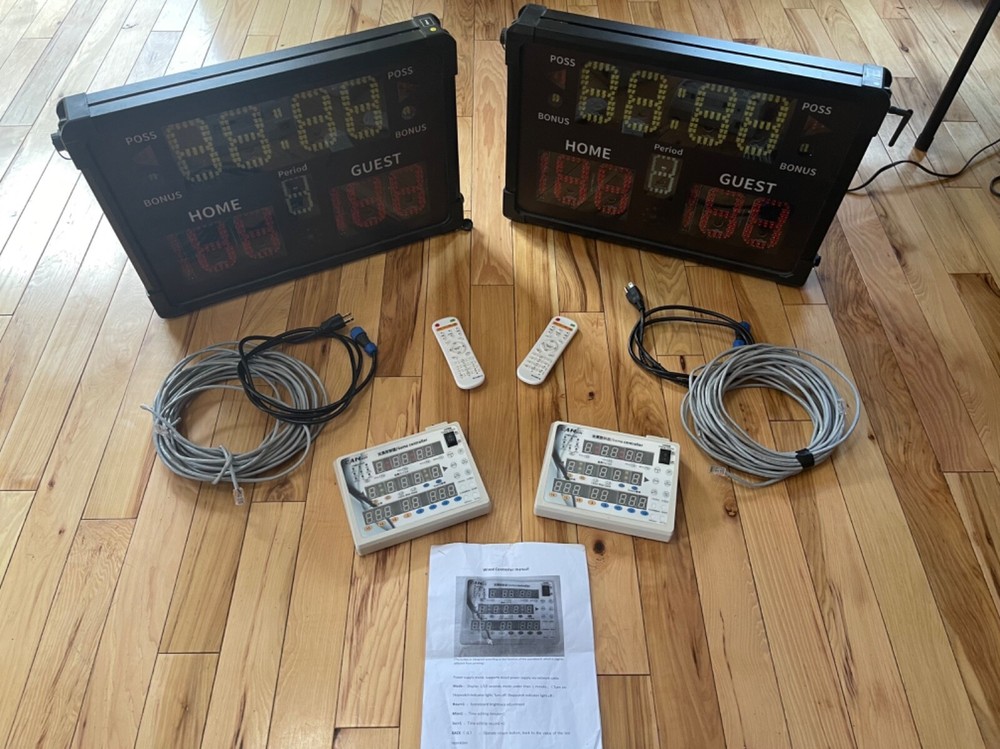 BASKETBALL Scoreboards (2) Multi Function/Control **SEE DESCRIPTION**