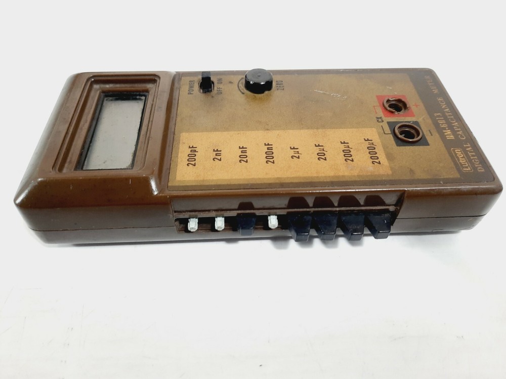 LUTRON DM-6013 Digital Capacitance Meter - ■JF■ UNTESTED■JF■