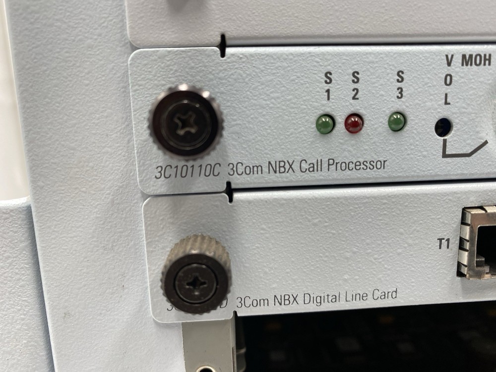 3Com SuperStack 3 Phone System Chassis 3C10200B NBX Digital Line Card