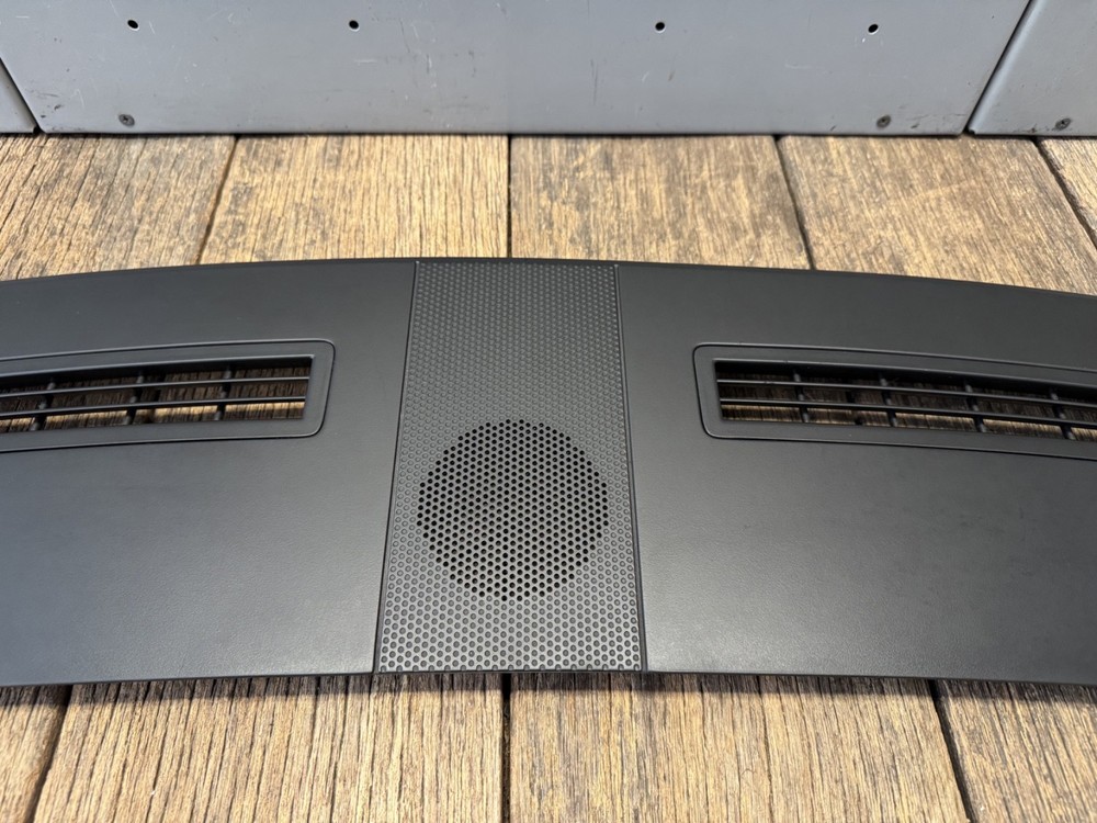 08-14 Dodge Challenger Dash Defrost Upper Trim Panel OEM Grille Dark Gray