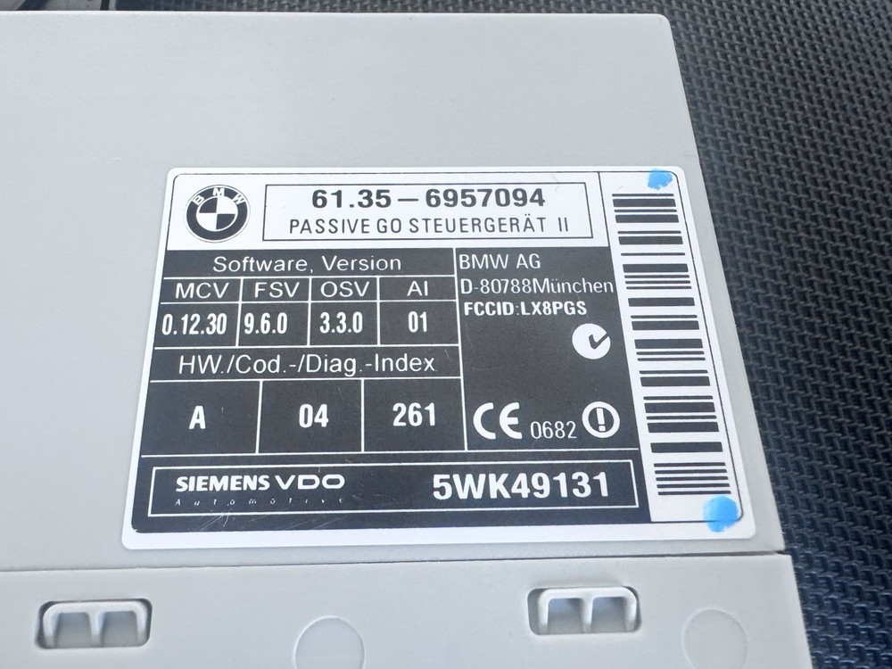 🚘 BMW E60 E63 E70 E71 5 6 X5 X6 PASSIVE ACCESS GO CONTROL KEYLESS ENTRY 6957094