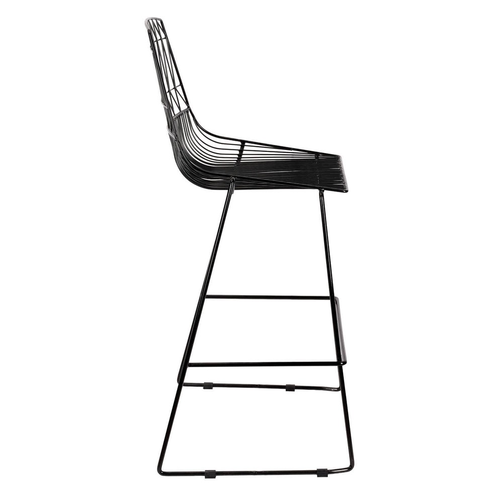 30" Benton Wire Bar Stool Steel Frame by Chivari