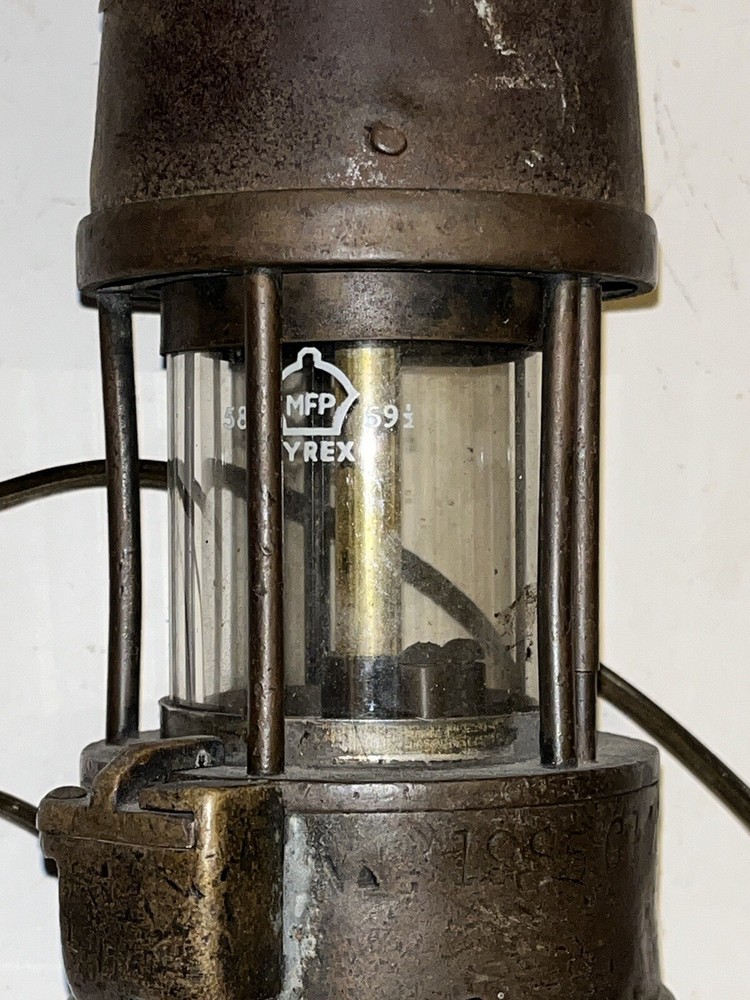 AC Converted Protector Lamp & Lighting Co. LTD Eccles Type SL Miner’s Lamp.